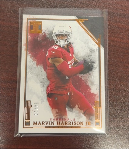 2025 Panini Impeccable #25 Marvin Harrison Jr. — front