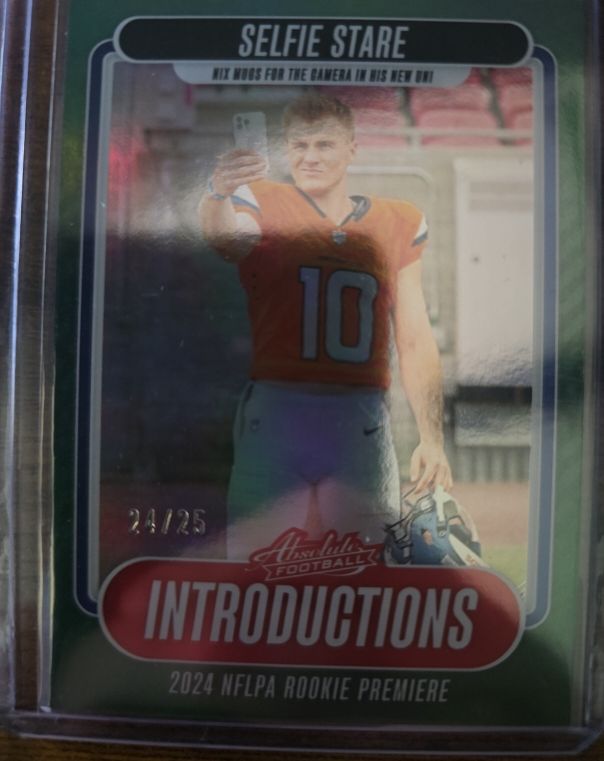 2024 Panini Absolute - Introductions #I-BNX Bo Nix — front
