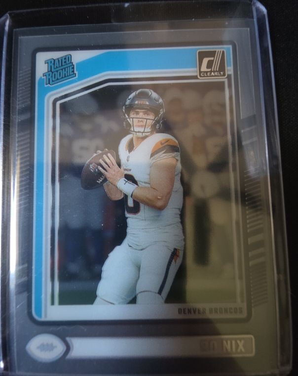 2024 Panini Clearly Donruss #56 Bo Nix — front