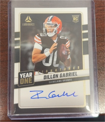 2025 Panini Luminance Year One Signatures #YOS-DG Dillon Gabriel — front