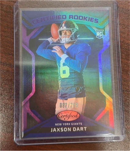 2025 Panini Certified Certified Rookies #CRK-JDT Jaxson Dart — front