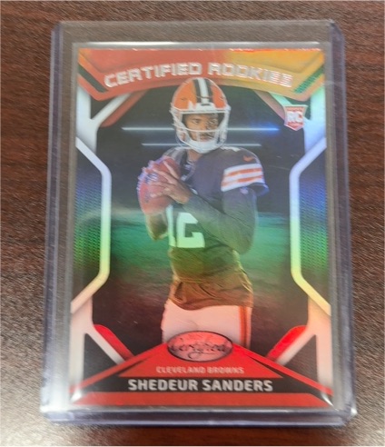 2025 Panini Certified #CRK-SSS Shedeur Sanders — front