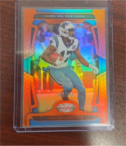 2025 Panini Certified #150 Xavier Legette — front
