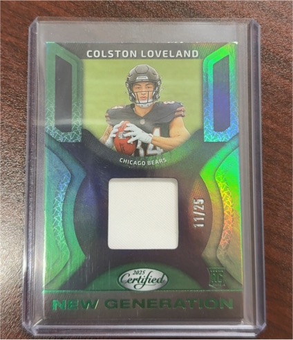 2025 Panini Certified #NGJ-CLR Colston Loveland — front