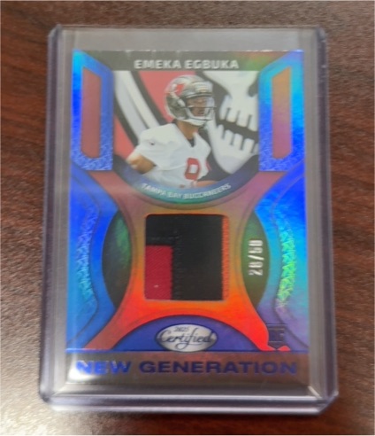 2025 Panini Certified #NGJ-EE Emeka Egbuka — front