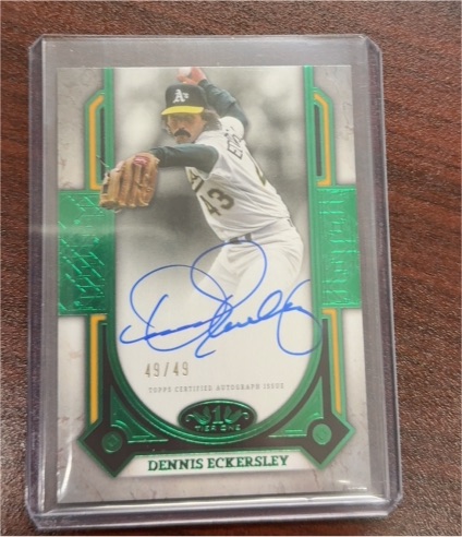 2024 Topps Tier One #171 Dennis Eckersley — front