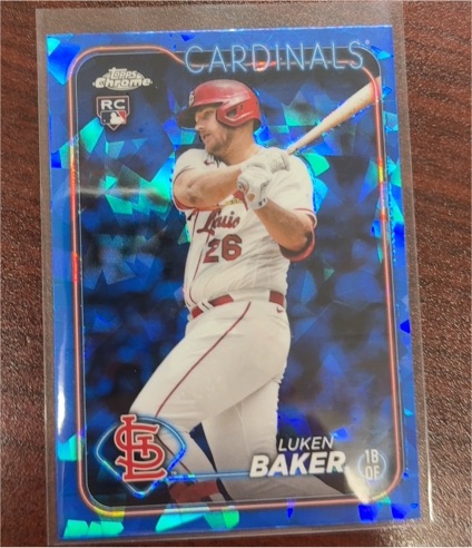 2024 Topps Chrome #132 Luken Baker — front