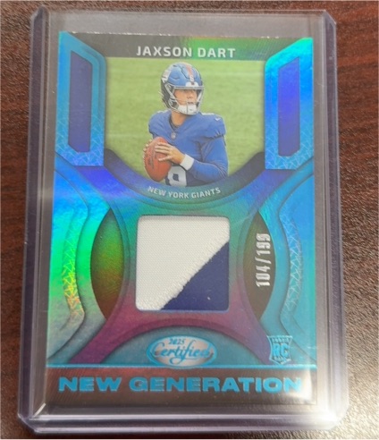 2025 Panini Certified Football New Generation #New Generation Jaxson Dart — front