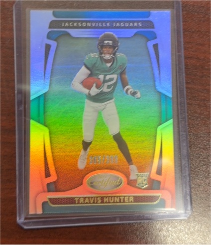 2025 Panini Certified #107 Travis Hunter — front
