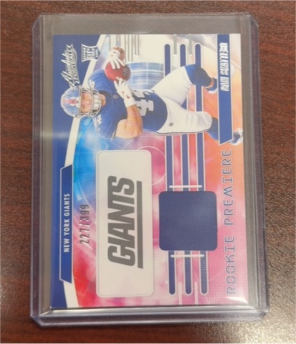 2025 Panini Absolute Football #RP-MTR Cam Skattebo Rookie Premiere Patch — front