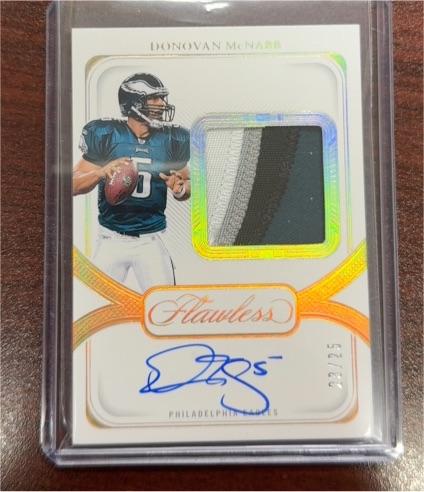 2024 Panini Flawless Distinguished Patch Auto Donovan McNabb — front