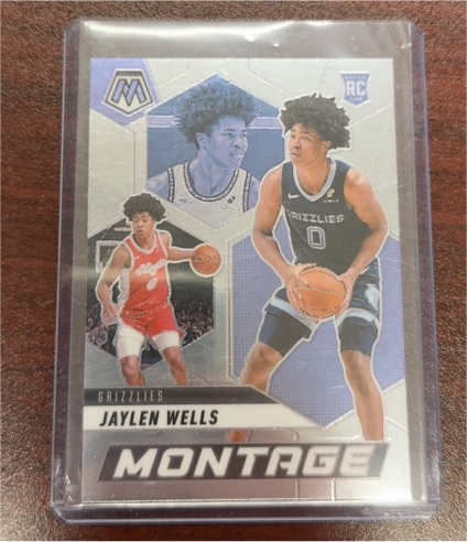 2024-25 Panini Mosaic #20 Jaylen Wells Montage Rookie — front