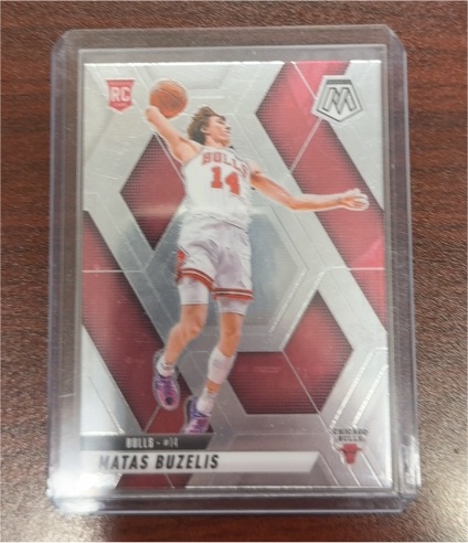 2024-25 Panini Mosaic #223 Matas Buzelis — front