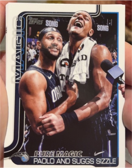 2025-26 Topps #271 Pure Magic, Paolo and Suggs Sizzle — front