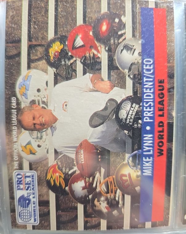 1991 Pro Set #1 Mike Lynn — front