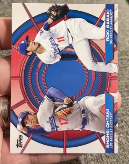 2025 Topps Series 2 #DD-15 Shohei Ohtani & Roki Sasaki — front