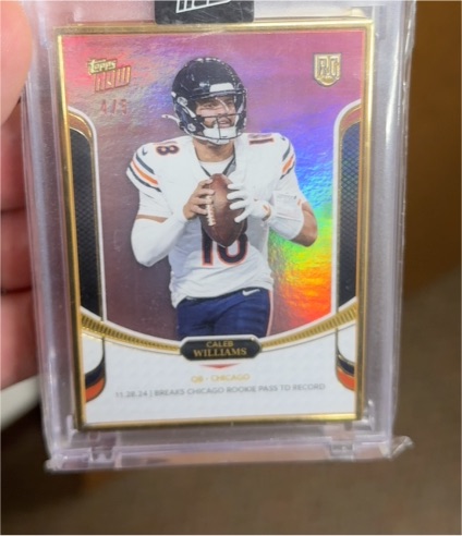 2024 Topps Now Rookie Campaign #4 Caleb Williams — front