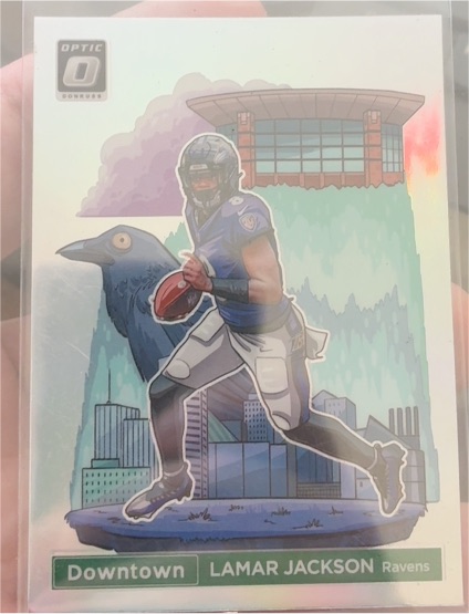 2024 Panini Donruss Optic Downtown #1 Lamar Jackson — front