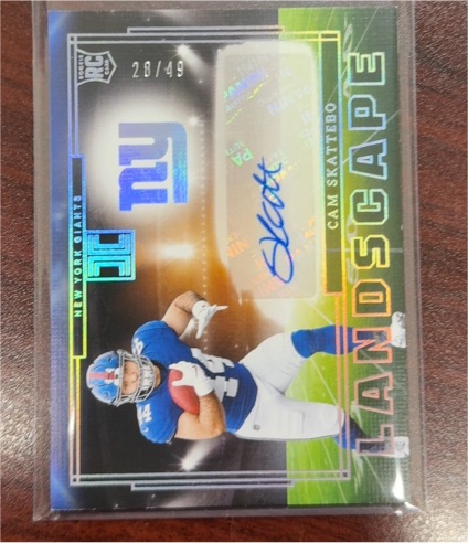 2023 Panini RC #28/49 Cam Skattebo — front