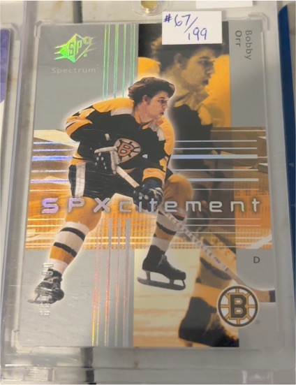 2002-03 Upper Deck SPx SPXcitement #79 Bobby Orr — front