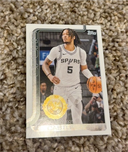 2025-26 Topps Basketball #197 Stephon Castle — front