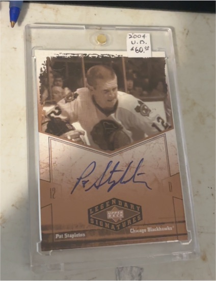 2004-05 Upper Deck Legendary Signatures #12 Pat Stapleton — front