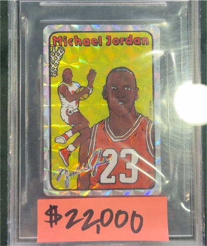 1985 Prism Jewel Stickers #7 Michael Jordan — front