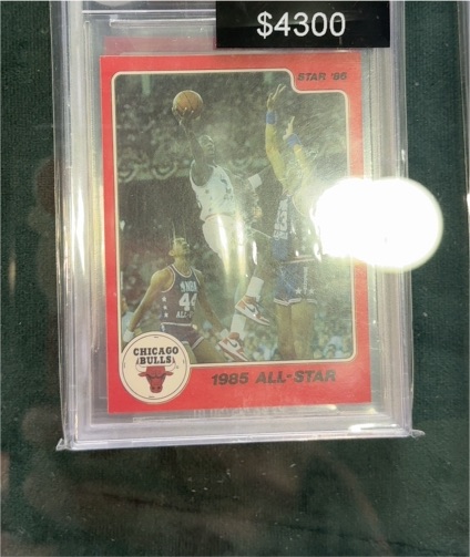 1986 Star Basketball #5 Michael Jordan — front