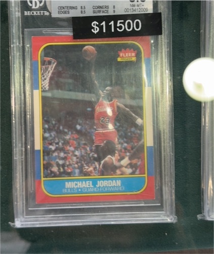 1986 Fleer #57 Michael Jordan — front