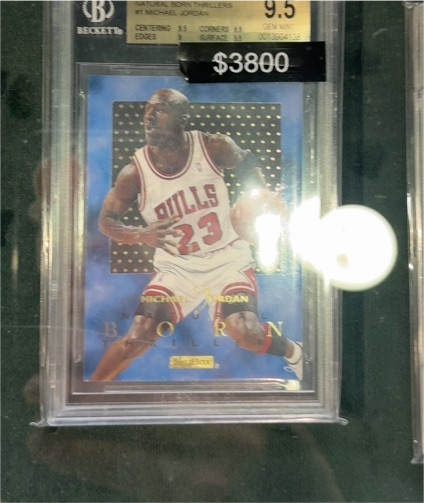 1995 Skybox E-XL Natural Born Thrillers #1 Michael Jordan — front