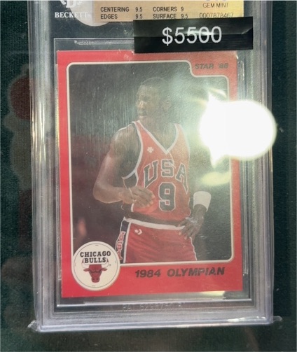 1984 Star #9 Michael Jordan Olympian — front
