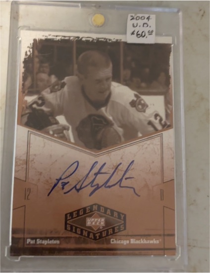 2004-05 Upper Deck Legendary Signatures #PS Pat Stapleton — front
