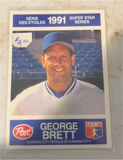 1991 Post Canadian #29 George Brett — front