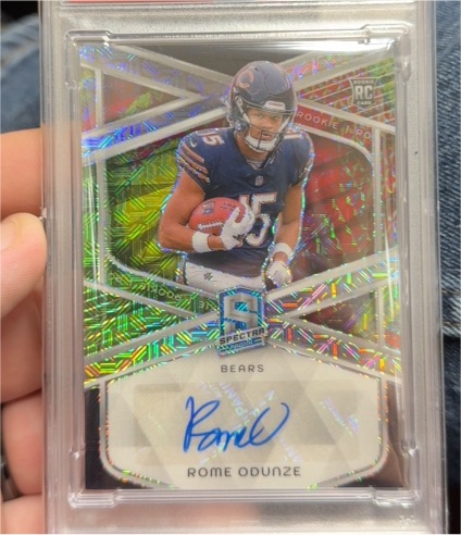 2024 Panini Spectra #RA-ROE Rome Odunze — front