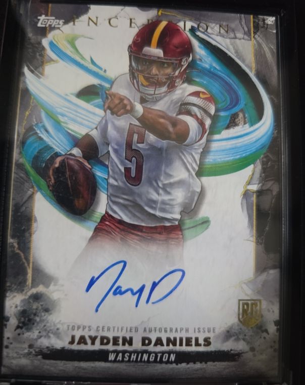 2024 Topps Inception #RA-JD Jayden Daniels Rookie Autograph — front