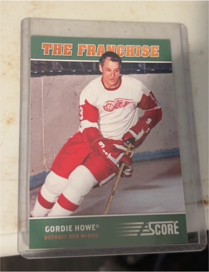 2012-13 Score The Franchise Original Six #OS1 Gordie Howe — front
