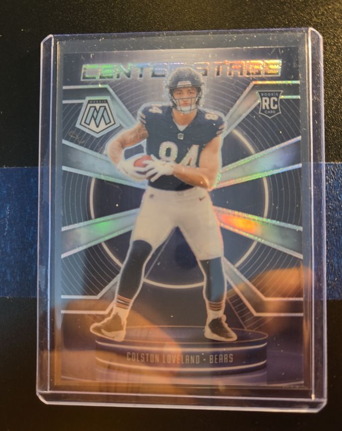 2025 Panini Mosaic #4 Colston Loveland Center Stage — front