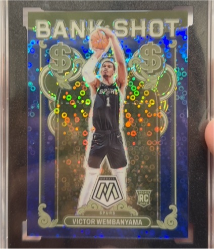 2023-24 Panini Mosaic #17 Victor Wembanyama Bank Shot — front
