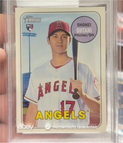 2018 Topps Heritage High Number #600 Shohei Ohtani Rookie Card — front