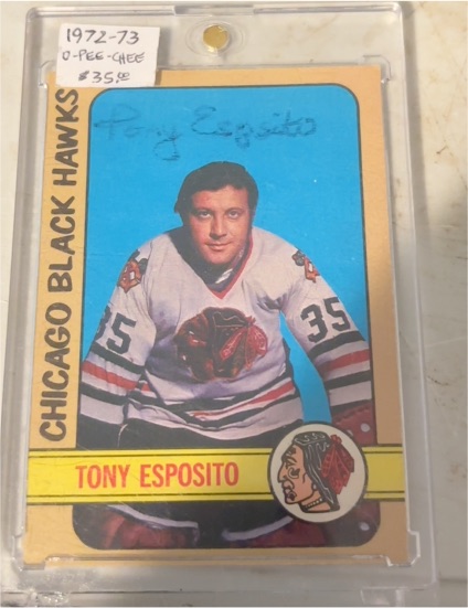 1972-73 O-Pee-Chee #137 Tony Esposito — front