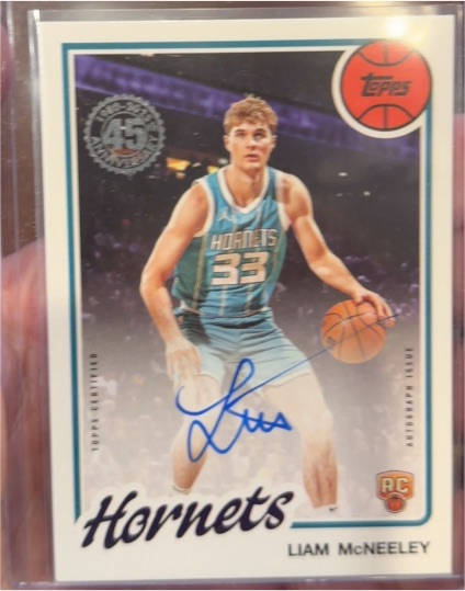 2025-26 Topps #80BK-88 Liam McNeeley 1980-81 Topps Basketball — front