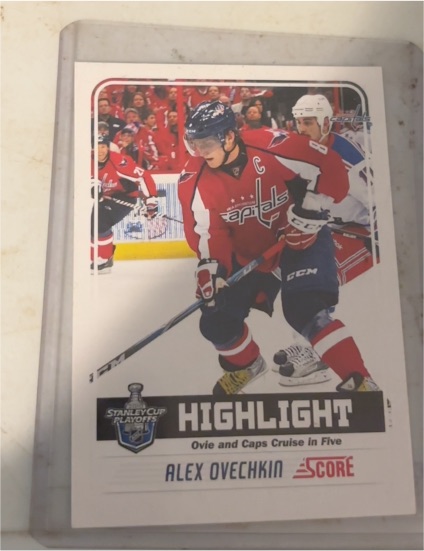 2011-12 Score #488 Alex Ovechkin Highlight — front