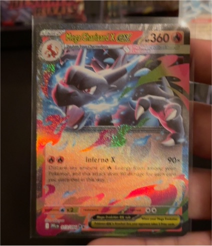 2023 Pokémon TCG #013 Mega Charizard X EX Phantasmal Flames — front