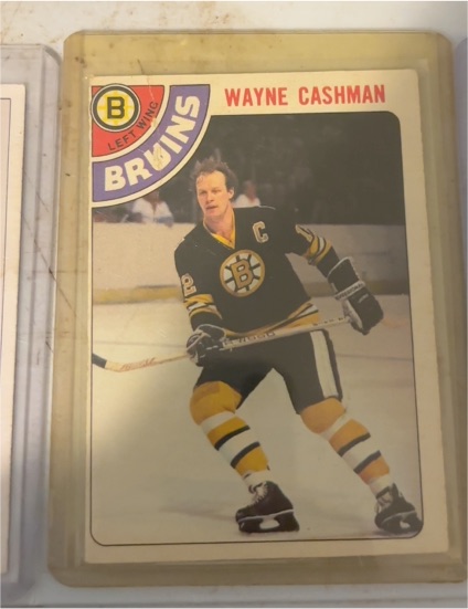 1978-79 Topps #124 Wayne Cashman — front