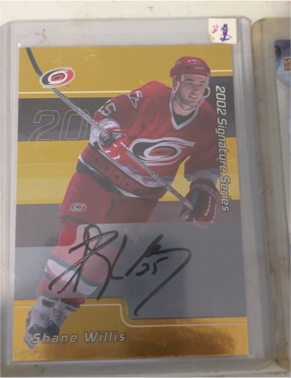 2001-02 In The Game Be A Player Signature Series #6 Shane Willis — front