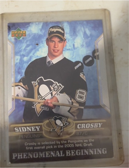 2005-06 Upper Deck Phenomenal Beginning #1 Sidney Crosby — front