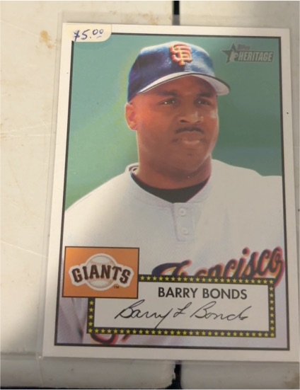 2001 Topps Heritage #31 Barry Bonds — front
