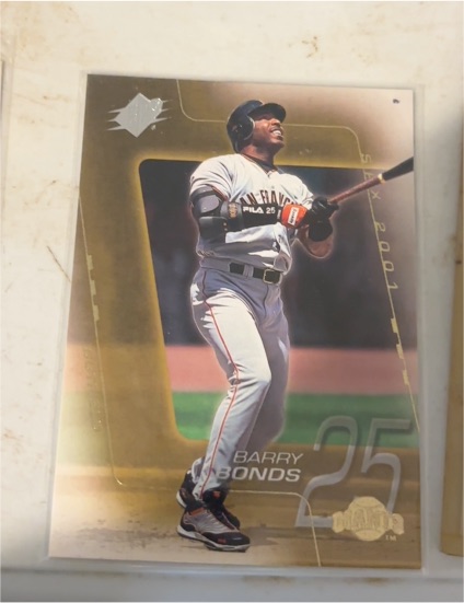 2001 Upper Deck SPx #66 Barry Bonds — front