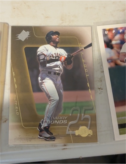 2001 Upper Deck SPx #66 Barry Bonds — front