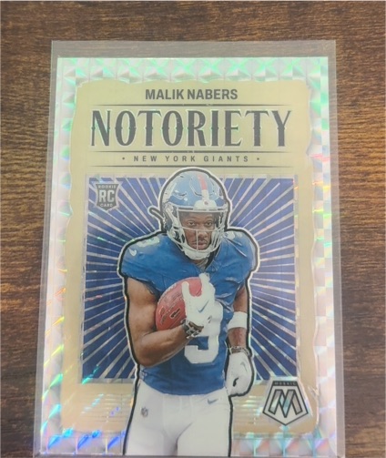 2024 Panini Mosaic Notoriety #23 Malik Nabers — front